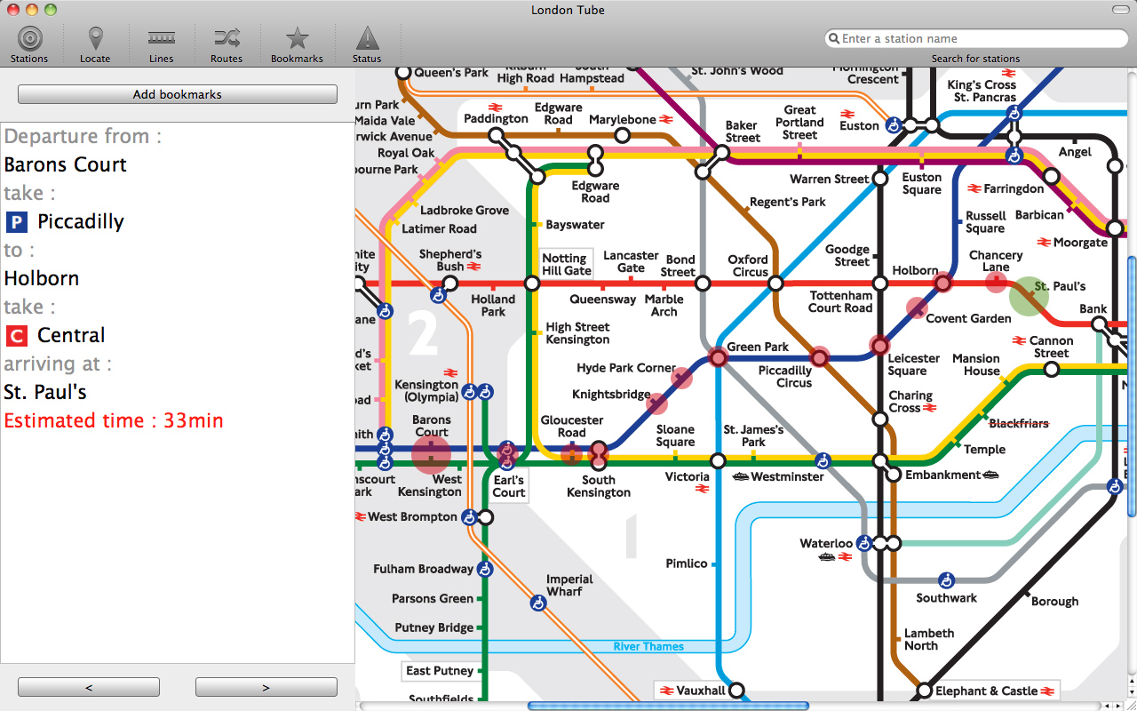 London Tube for Mac